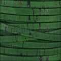 5mm flat CORK GRASS GREEN - meter