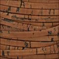 5mm flat CORK SADDLE BROWN - meter