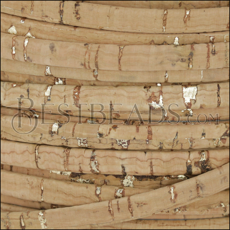 5mm flat CORK GOLD - meter