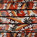 10mm flat EURO PRINTED leather HAWAIIAN SUNSET - meter
