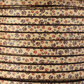5mm flat EURO PRINTED leather SANDY PAWS - meter