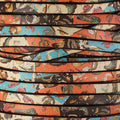 5mm flat EURO PRINTED leather COWBOY BOOTS - meter