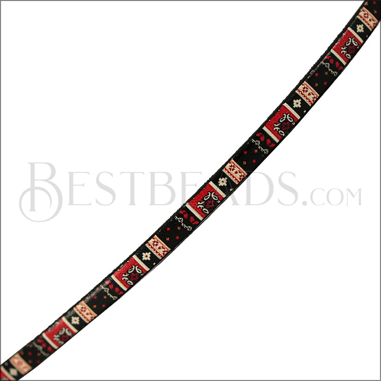 Black and red pattern