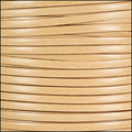 5mm flat ITALIAN DOLCE leather PARSNIP - meter