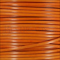5mm flat ITALIAN DOLCE leather TANGERINE - meter