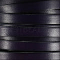 10mm flat ITALIAN PLAIN leather PURPLE - meter