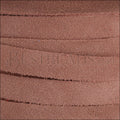 10mm flat MEDITERRANEAN SUEDE leather DUSTY PINK - meter
