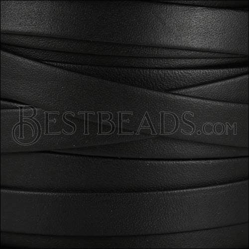 10mm flat PREMIER leather BLACK - meter