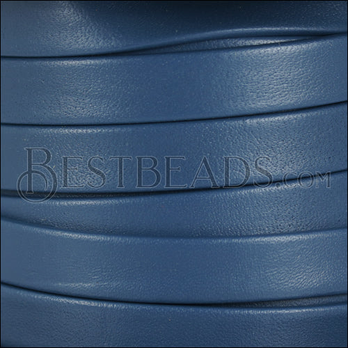 10mm flat PREMIER leather ROYAL BLUE - meter