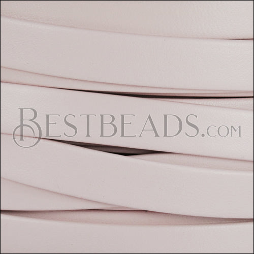 10mm flat PREMIER leather LT PINK - meter
