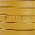 10mm flat PREMIER leather MUSTARD - meter