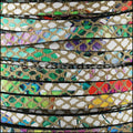 5mm flat POP leather FLOWER - meter