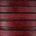 10mm flat RUSTIC leather RED - meter