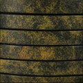 10mm flat RUSTIC leather YELLOW - meter