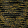 3mm flat RUSTIC leather YELLOW - meter