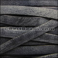10mm flat VINTAGE leather MIDNIGHT - meter
