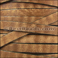 10mm flat VINTAGE leather MOCHA - meter