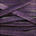 10mm flat VINTAGE leather PURPLE - meter