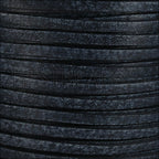 5mm flat VINTAGE leather MIDNIGHT - meter
