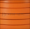 10mm flat leather CANDY TANGERINE - meter