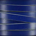 10mm flat leather ROYAL BLUE with GREY - meter