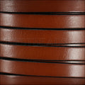 10mm flat leather TAN - meter
