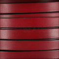 10mm flat leather PLUM - meter