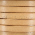 10mm flat leather NATURAL - meter