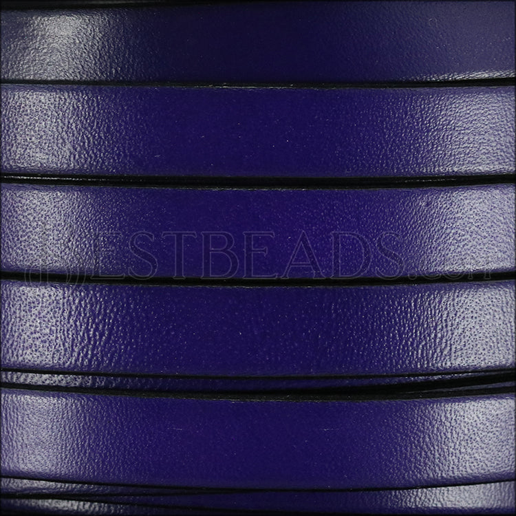 10mm flat leather DEEP PURPLE - meter