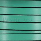 10mm flat leather PASTEL EMERALD GREEN - meter