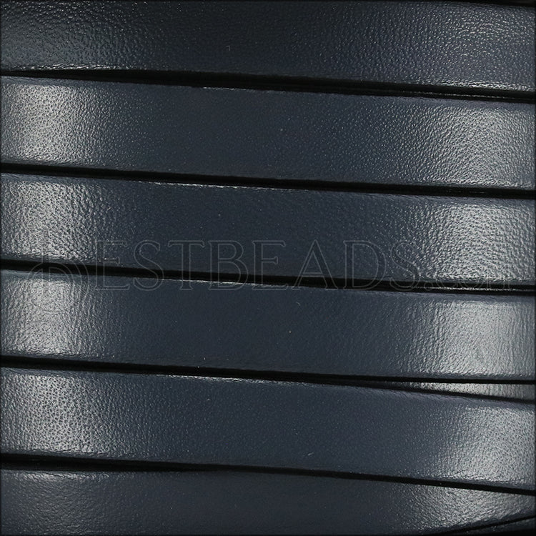 10mm flat leather GREY - meter