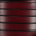10mm flat leather BURGUNDY - meter