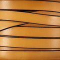 10mm flat leather TOBACCO - meter