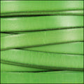 10mm flat leather DISTRESSED PASTEL GREEN - meter