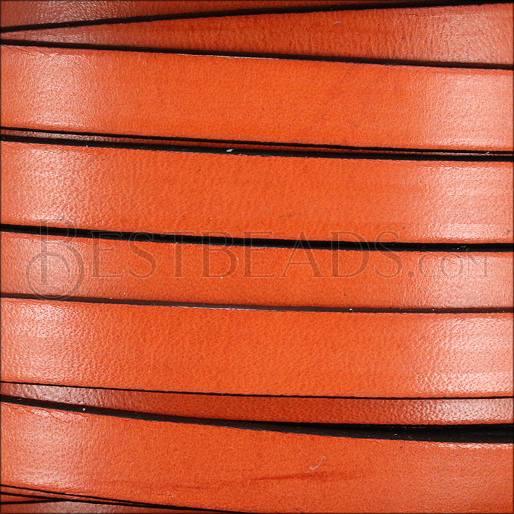 10mm flat leather RUST - meter