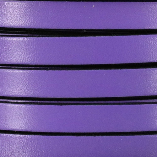 10mm flat leather LILAC - meter