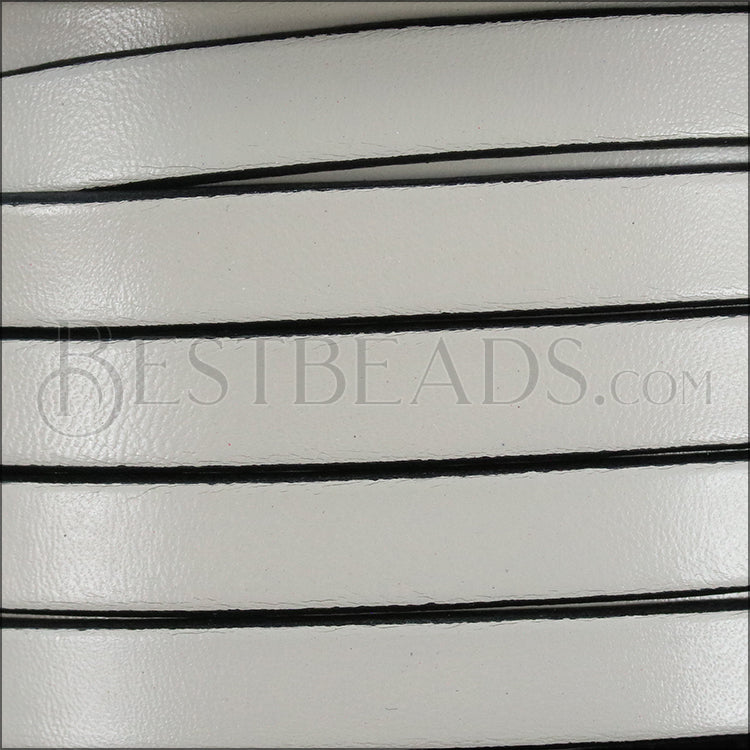 10mm flat leather CEMENT - meter