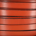10mm flat leather PASTEL CORAL - meter