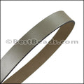 15mm flat leather PUTTY - approx. 3 feet