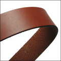 20mm flat leather TAN - approx. 3 feet