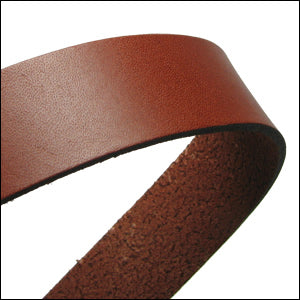 20mm flat leather TAN - approx. 3 feet