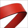 20mm flat leather RED - approx. 3 feet