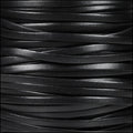 3mm flat leather BLACK - meter