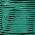 3mm flat leather PASTEL EMERALD GREEN - meter