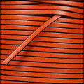 3mm flat leather RUST - meter