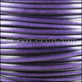 3mm flat leather AMETHYST - meter