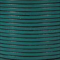 3mm flat leather SEA GREEN - meter