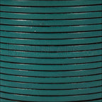 3mm flat leather SEA GREEN - meter