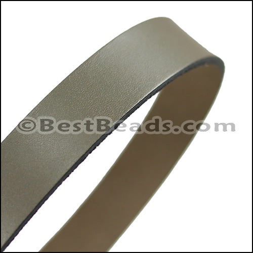 20mm STRIP flat leather PUTTY - approx. 3 feet