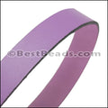 20mm STRIP flat leather LILAC - approx. 3 feet
